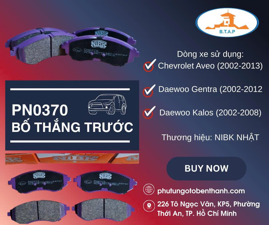 BỐ TRƯỚC AVEO,LANOS,GENTRA,KALOS  PN0370