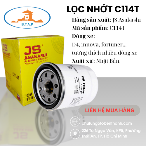 LỌC NHỚT INNOVA C114T