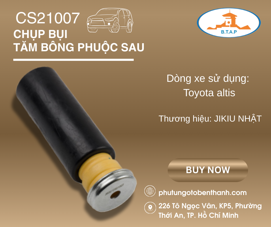 Chụp bụi +Tăm bông phuộc sau Altis   CS21007